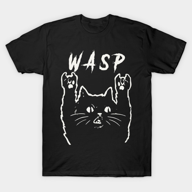 wasp metal cat T-Shirt by bubur ayam